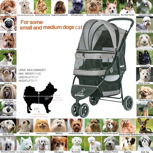 ROODO Escort 3 Wheel Dog Cat Pet Stroller Review