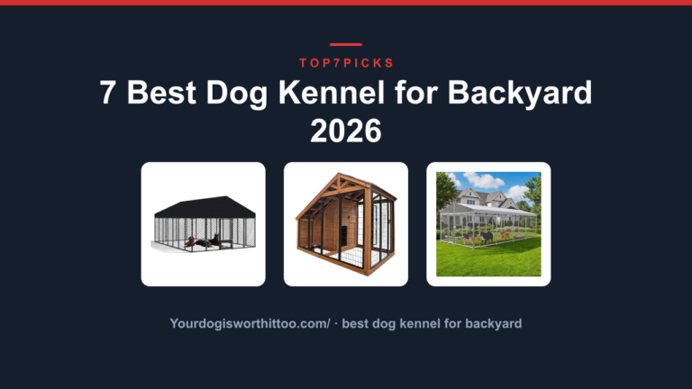 7 Best Dog Kennel for Backyard 2026